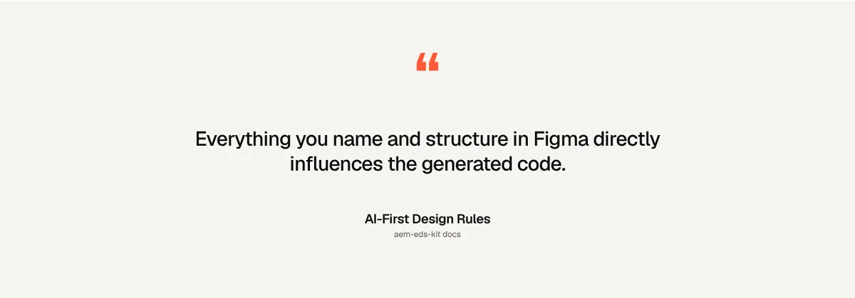 quote section on the example page