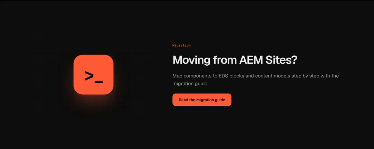 teaser section on the example page