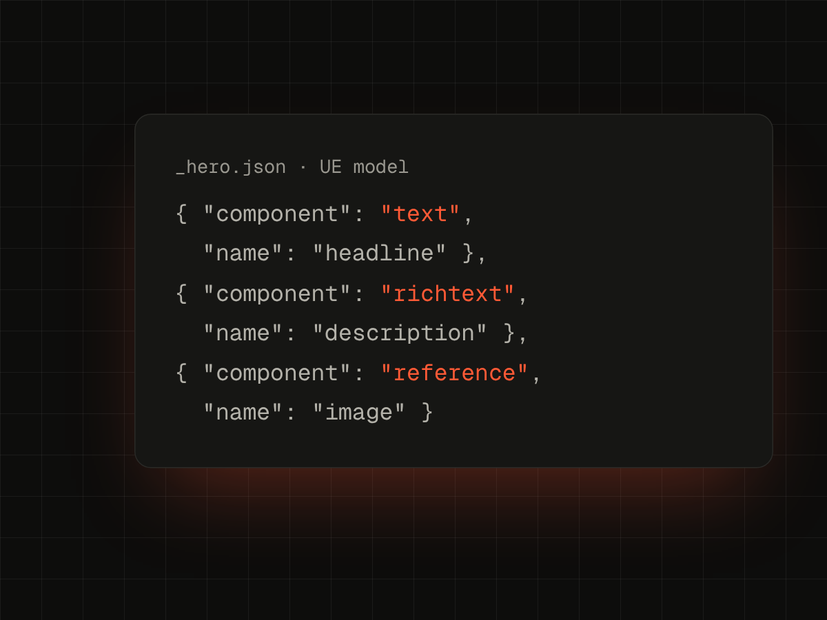 Universal Editor model JSON